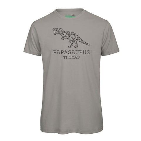 Męska koszulka z nadrukiem - PAPASAURUS