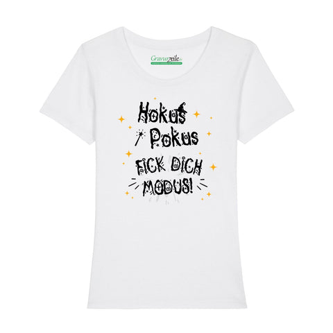 Bedrucktes T-Shirt für Damen - Hokus Pokus