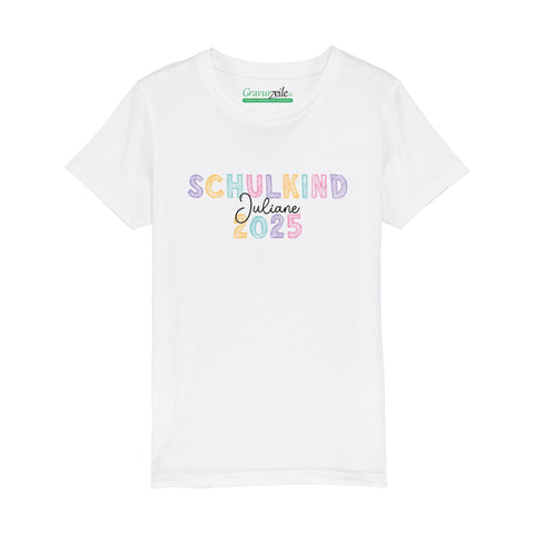Nadrukowany T-shirt dla dzieci - Uczeń Kreda