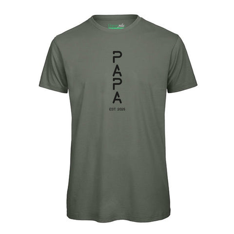 Bedrucktes T-Shirt für Herren - PAPA EST. Space