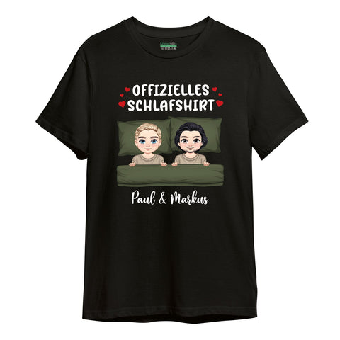 Spersonalizowany, powiększony T-shirt – oficjalna koszulka do spania