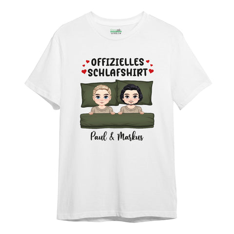 Spersonalizowany, powiększony T-shirt – oficjalna koszulka do spania