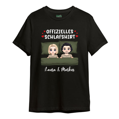 Spersonalizowany, powiększony T-shirt – oficjalna koszulka do spania
