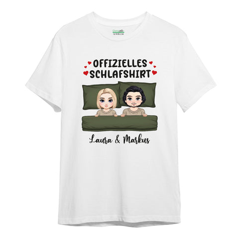 Spersonalizowany, powiększony T-shirt – oficjalna koszulka do spania