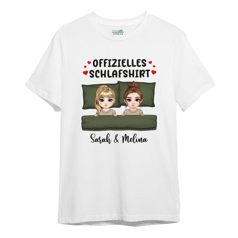 Spersonalizowany, powiększony T-shirt – oficjalna koszulka do spania