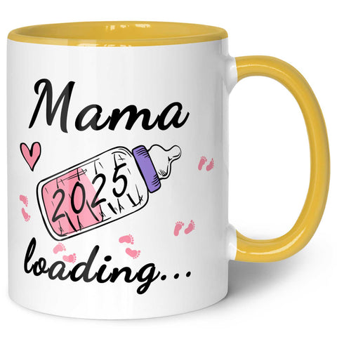 Kubek z nadrukiem i napisem - Baby Loading w różnych wariantach