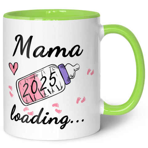 Kubek z nadrukiem i napisem - Baby Loading w różnych wariantach