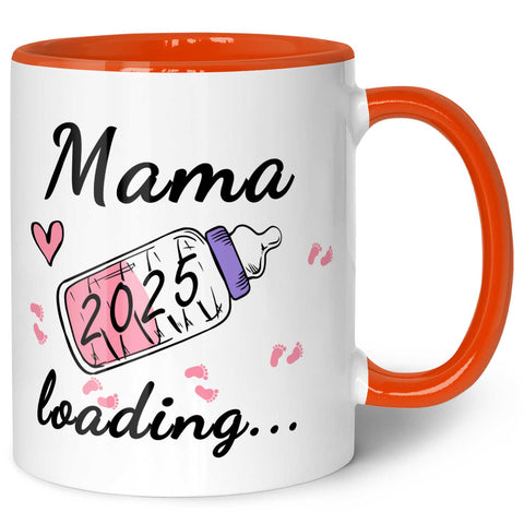 Kubek z nadrukiem i napisem - Baby Loading w różnych wariantach