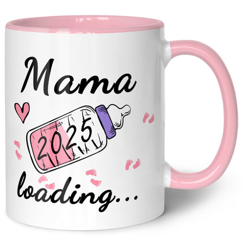 Kubek z nadrukiem i napisem - Baby Loading w różnych wariantach