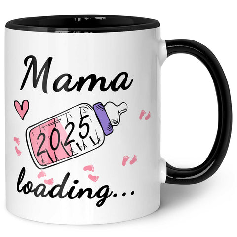 Kubek z nadrukiem i napisem - Baby Loading w różnych wariantach