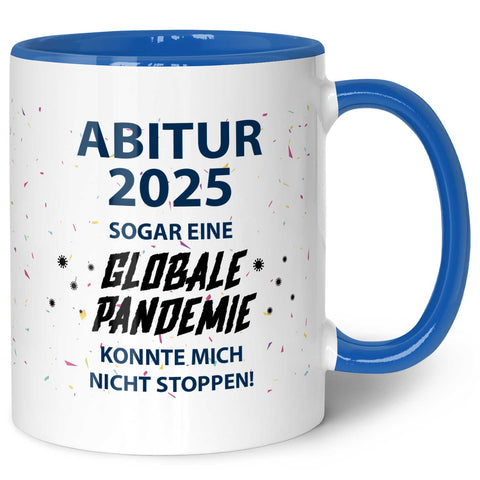 Kubek z nadrukiem, sentencja maturalna dotycząca pandemii