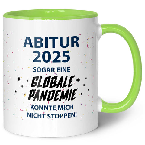 Kubek z nadrukiem, sentencja maturalna dotycząca pandemii