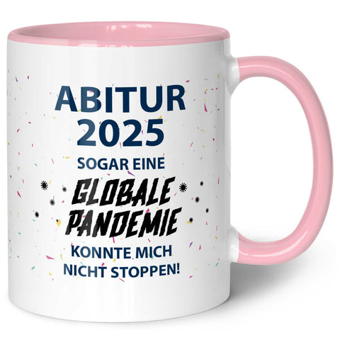 Kubek z nadrukiem, sentencja maturalna dotycząca pandemii
