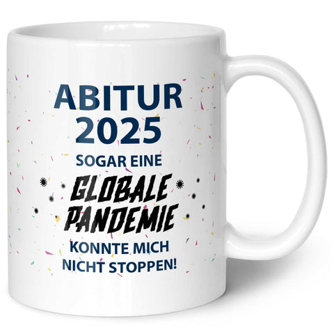 Kubek z nadrukiem, sentencja maturalna dotycząca pandemii