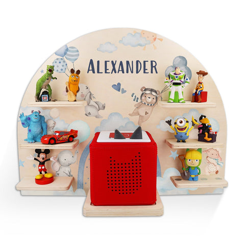 Étagère Toniebox pour chambre d'enfant - Ballon - Personnalisée avec nom