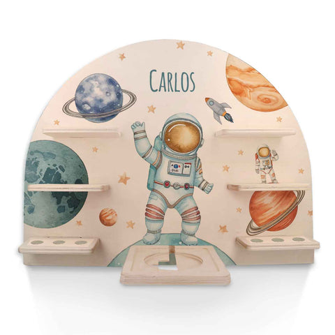Półka Toniebox do pokoju dziecięcego - Astronauta - Spersonalizowana imieniem