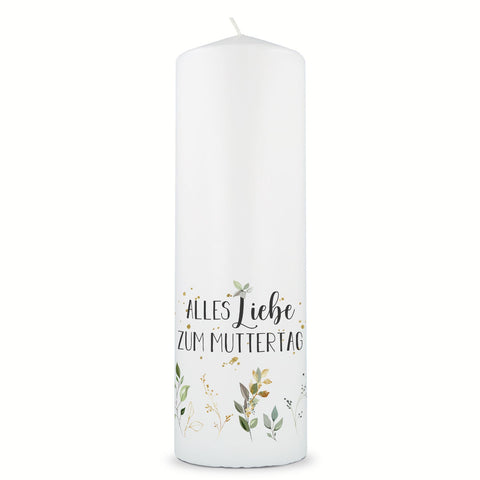 Große Kerze "Alles Liebe zum Muttertag"
