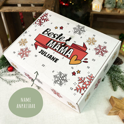 Calendrier de l'Avent DIY personnalisé avec le meilleur design à remplir soi-même