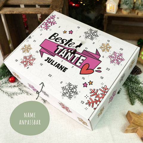 Calendrier de l'Avent DIY personnalisé avec le meilleur design à remplir soi-même