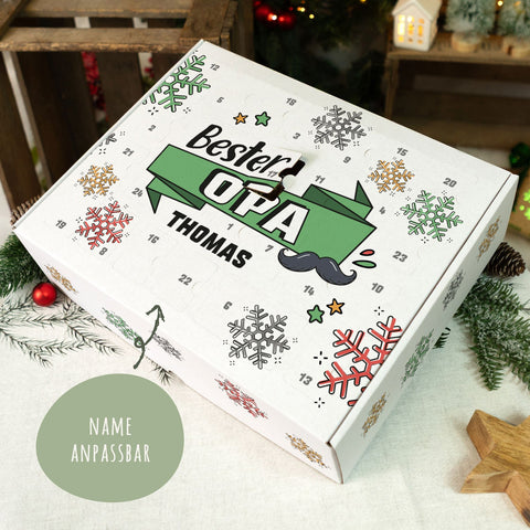 Calendrier de l'Avent DIY personnalisé avec le meilleur design à remplir soi-même