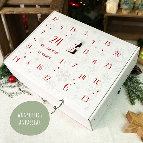 Spersonalizowany kalendarz adwentowy DIY z numerowanym wzorem do samodzielnego wypełnienia