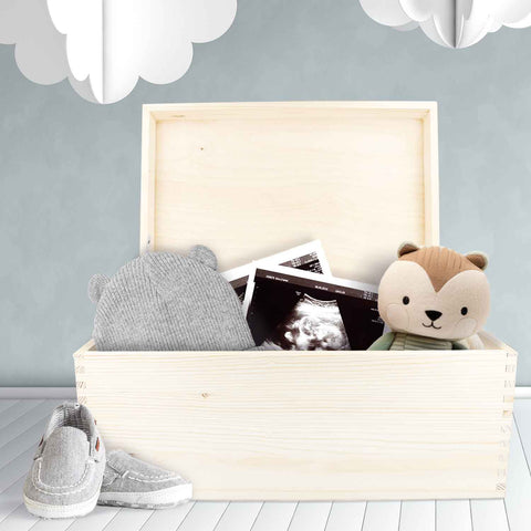 Erinnerungskiste für Kinder mit UV-Druck im Pixelerde Design