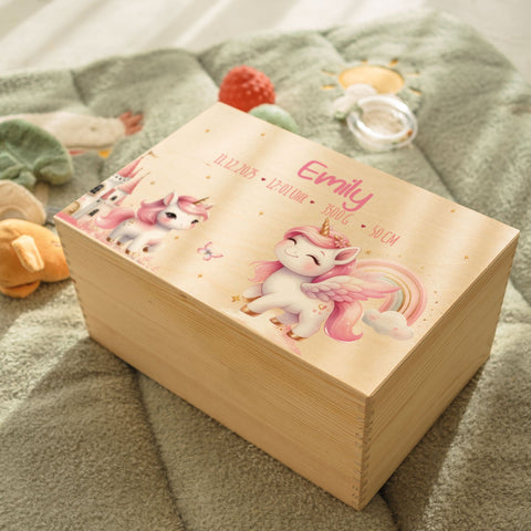 Boîte à souvenirs pour enfants avec impression UV - Pégase