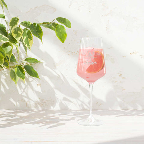 Kieliszek Leonardo z grawerem - "It's Lillet Time V2" z imieniem na zamówienie