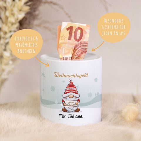 Skarbonka ceramiczna – świąteczne pieniądze
