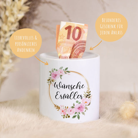 Tirelire en céramique - Réalisateur de vœux