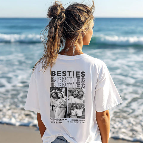T-shirt oversize personnalisé - Besties