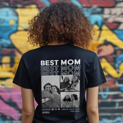 Personalizowany T-shirt Oversize – Mama