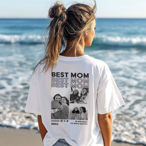 Personalizowany T-shirt Oversize – Mama