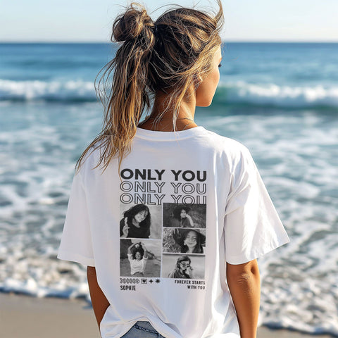 T-shirt oversize personnalisé - Only You