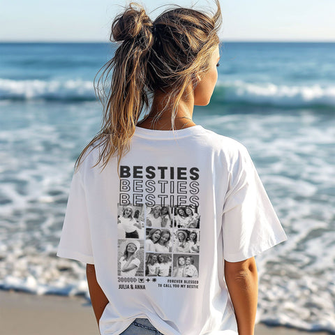 T-shirt oversize personnalisé - Besties