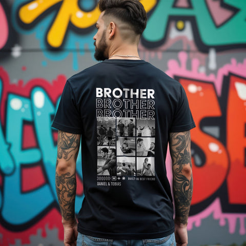 T-shirt oversize personnalisé - Frère