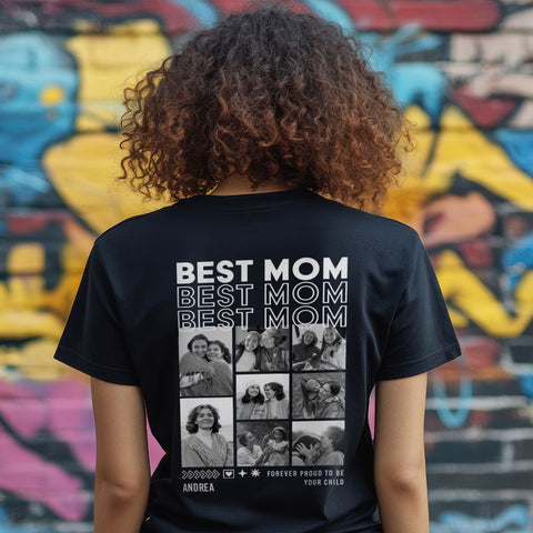 Personalizowany T-shirt Oversize – Mama