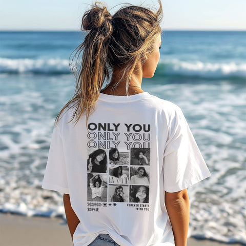 T-shirt oversize personnalisé - Only You