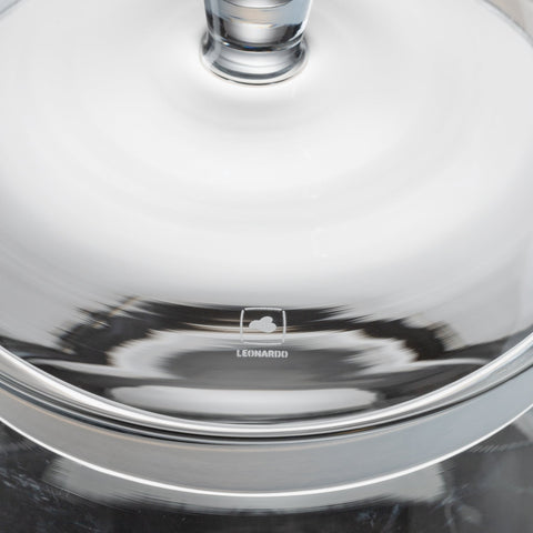Leonardo Keksglas mit Gravur