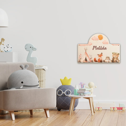 Personalizowana garderoba do pokoju dziecięcego - Kemping