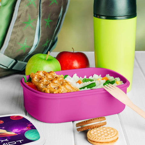 Boîte à lunch imprimée pour enfants - Vaisseau spatial