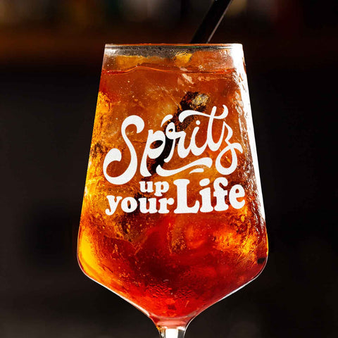 Kieliszek do wina Leonardo z grawerem - „Spritz up your Life”
