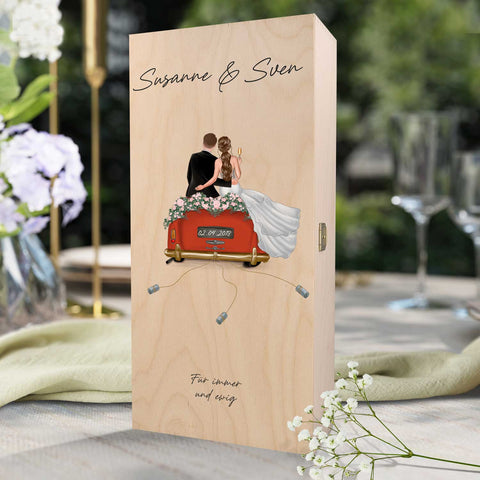 Leonardo Verre gravés - Voiture de mariage & Wedding Love en set
