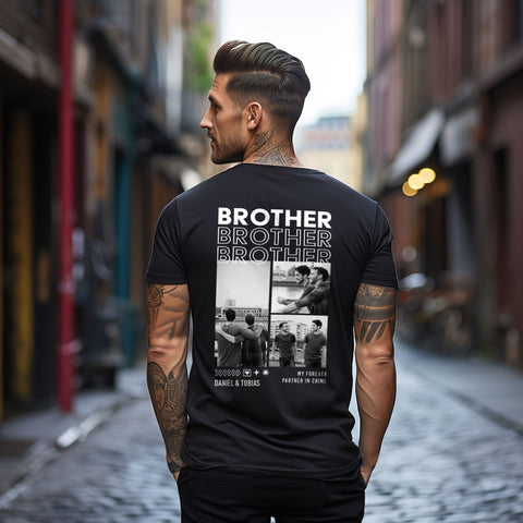 T-shirt oversize personnalisé - Frère