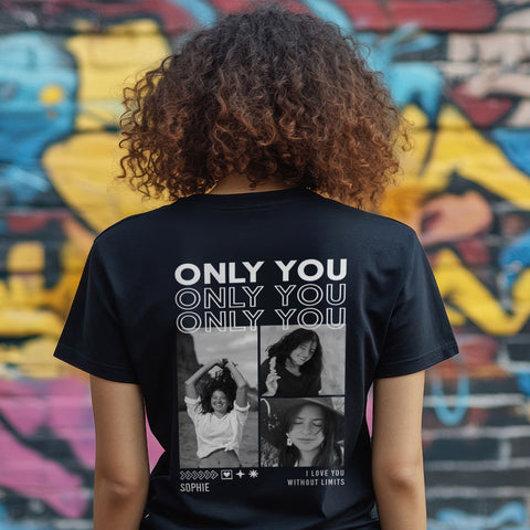 T-shirt oversize personnalisé - Only You