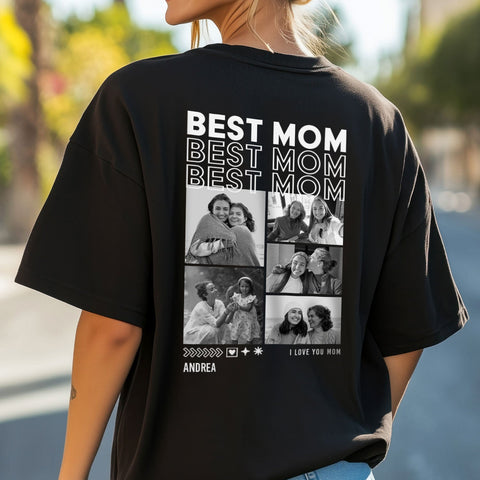 Personalizowany T-shirt Oversize – Mama