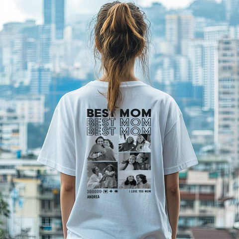 Personalizowany T-shirt Oversize – Mama