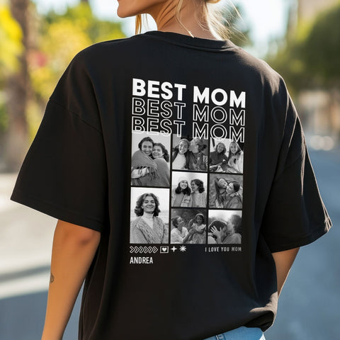 Personalizowany T-shirt Oversize – Mama