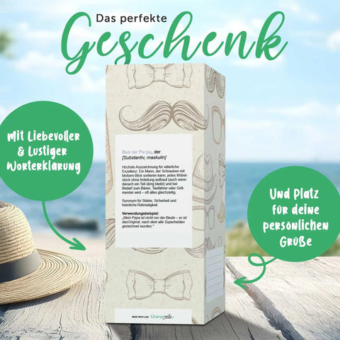Leonardo Weizenglas mit Gravur "Bester Papa der Welt" eFinesse