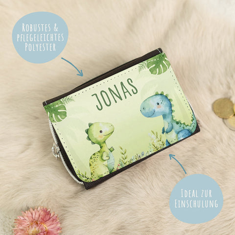 Portefeuille imprimé pour enfants - Dinosaures